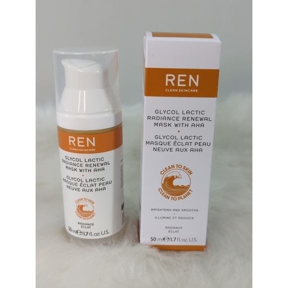 REN Clean Skincare Glycol Lactic Radiance Renewal Mask w/ AHA BNIB - Picture 6 of 11